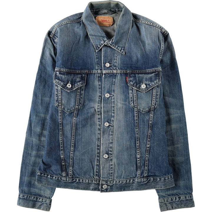 2000'S Levi's 70500 0438 Denim Jacket (Men's XL equivalent) cotton blue type Vintage Second Hand