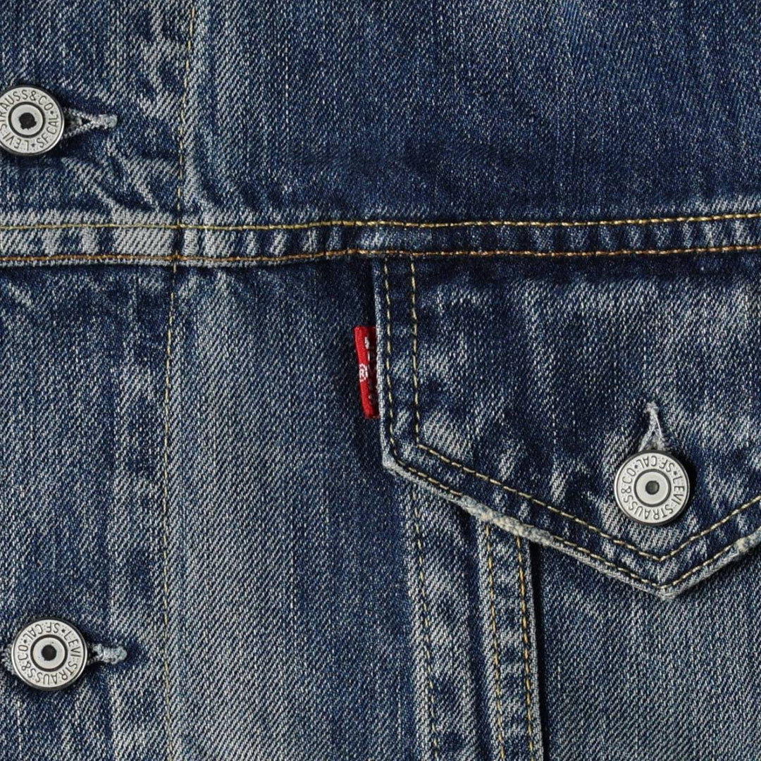 2000'S Levi's 70500 0438 Denim Jacket (Men's XL equivalent) cotton blue type Vintage Second Hand