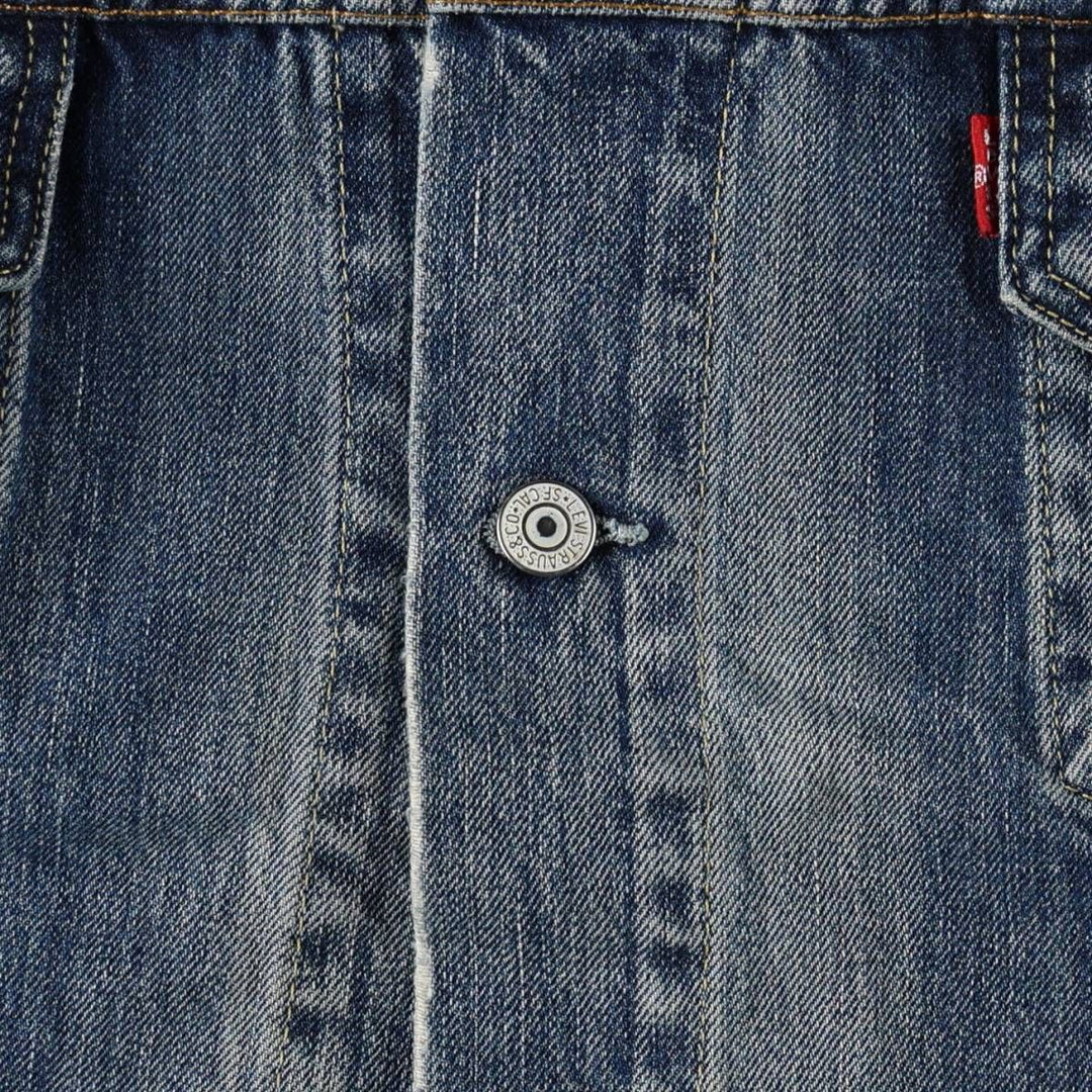 2000'S Levi's 70500 0438 Denim Jacket (Men's XL equivalent) cotton blue type Vintage Second Hand