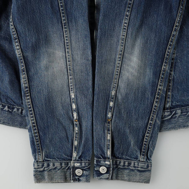 2000'S Levi's 70500 0438 Denim Jacket (Men's XL equivalent) cotton blue type Vintage Second Hand