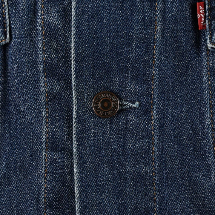 Levi's 70550 0414 Euro Model Denim Jacket (Men's XXL equivalent) cotton navy blue type Vintage Second Hand