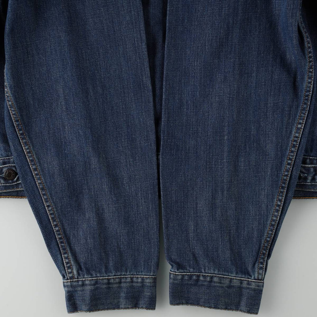 Levi's 70550 0414 Euro Model Denim Jacket (Men's XXL equivalent) cotton navy blue type Vintage Second Hand
