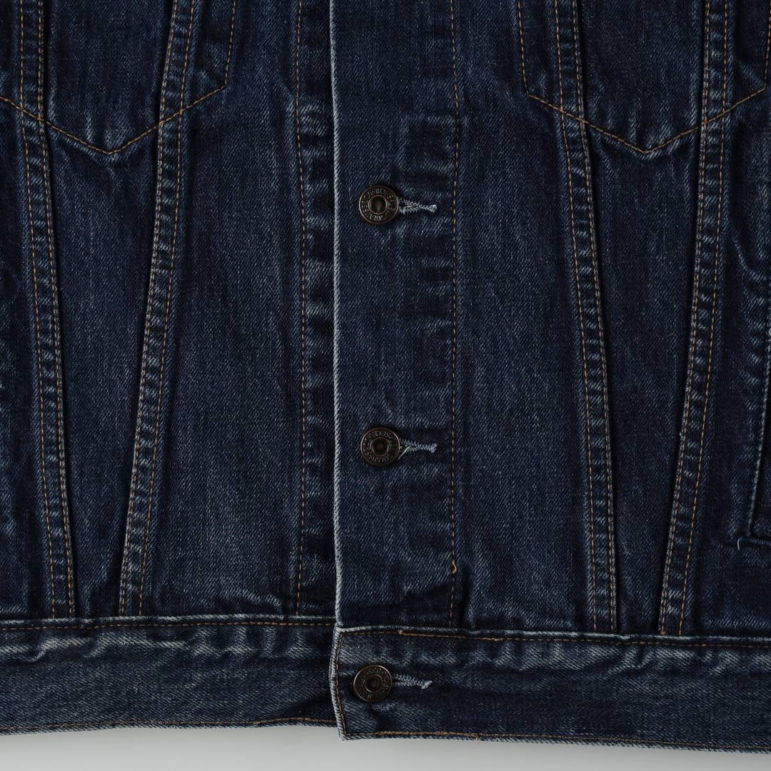 1990'S Levi's 70503 0401 Euro Model Denim Jacket (Men's Size M equivalent) Vintage cotton navy blue type Vintage Second Hand