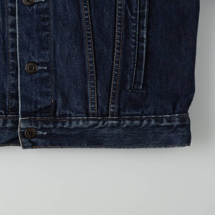 1990'S Levi's 70503 0401 Euro Model Denim Jacket (Men's Size M equivalent) Vintage cotton navy blue type Vintage Second Hand