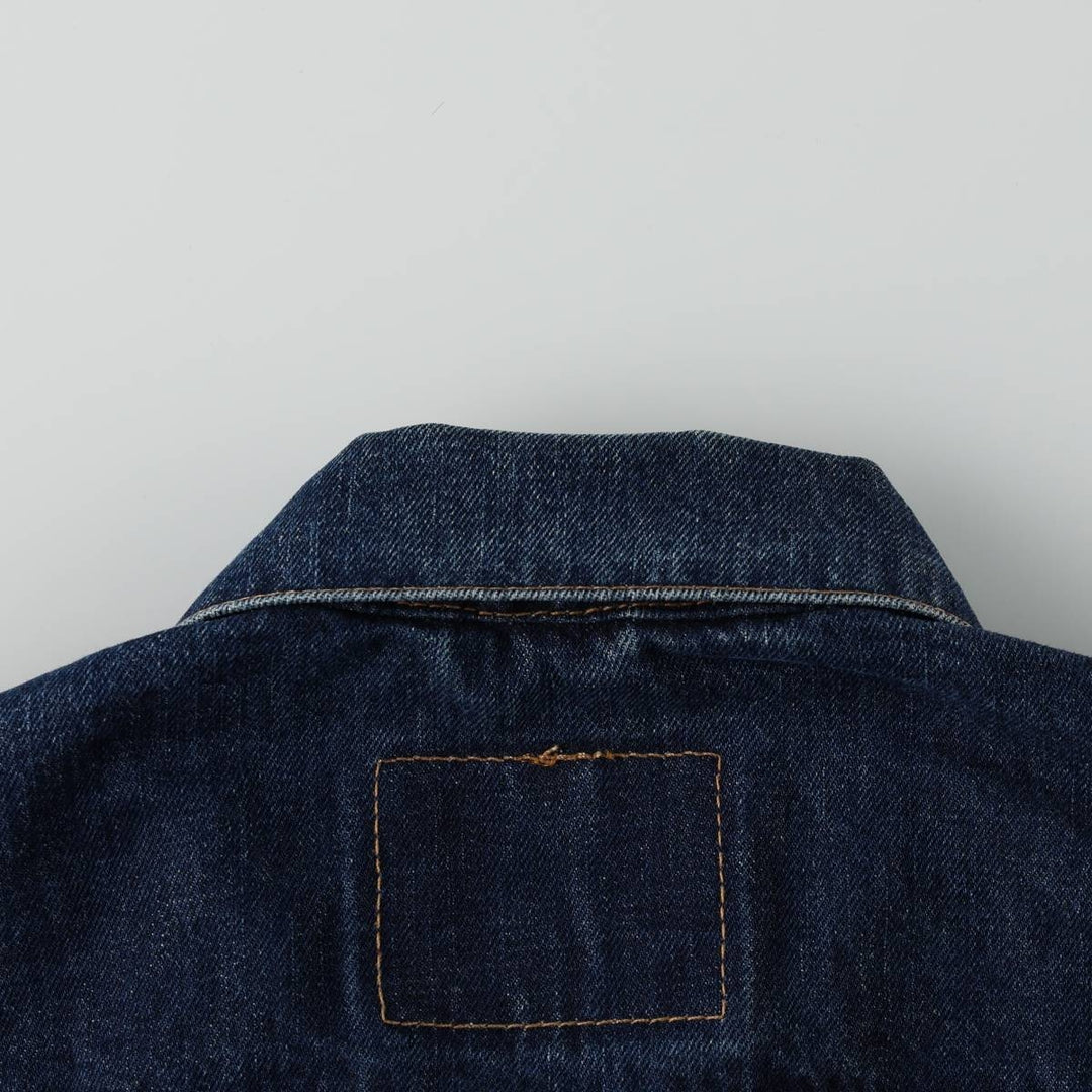 1990'S Levi's 70503 0401 Euro Model Denim Jacket (Men's Size M equivalent) Vintage cotton navy blue type Vintage Second Hand