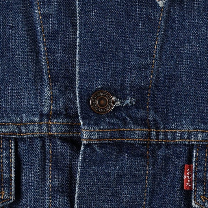 Levi's 70550 04 Euro Model Denim Jacket G-Jean Men's XXL cotton navy blue type Vintage Second Hand