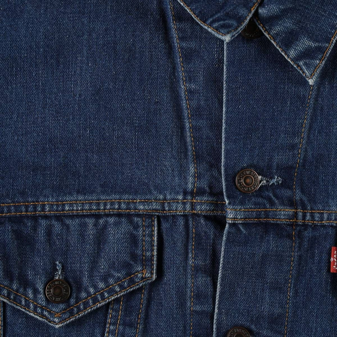 Levi's 70550 04 Euro Model Denim Jacket G-Jean Men's XXL cotton navy blue type Vintage Second Hand