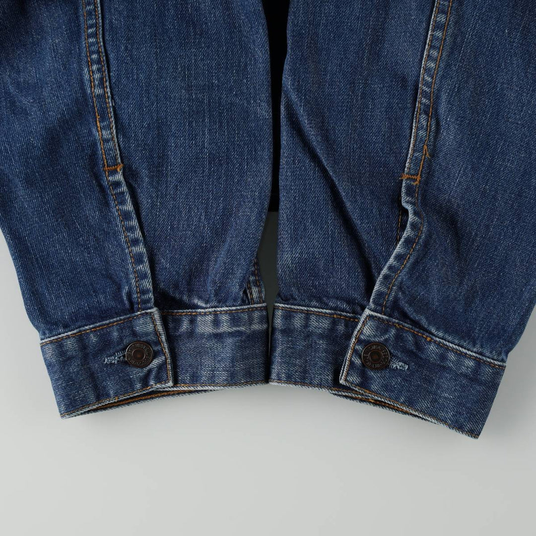 Levi's 70550 04 Euro Model Denim Jacket G-Jean Men's XXL cotton navy blue type Vintage Second Hand