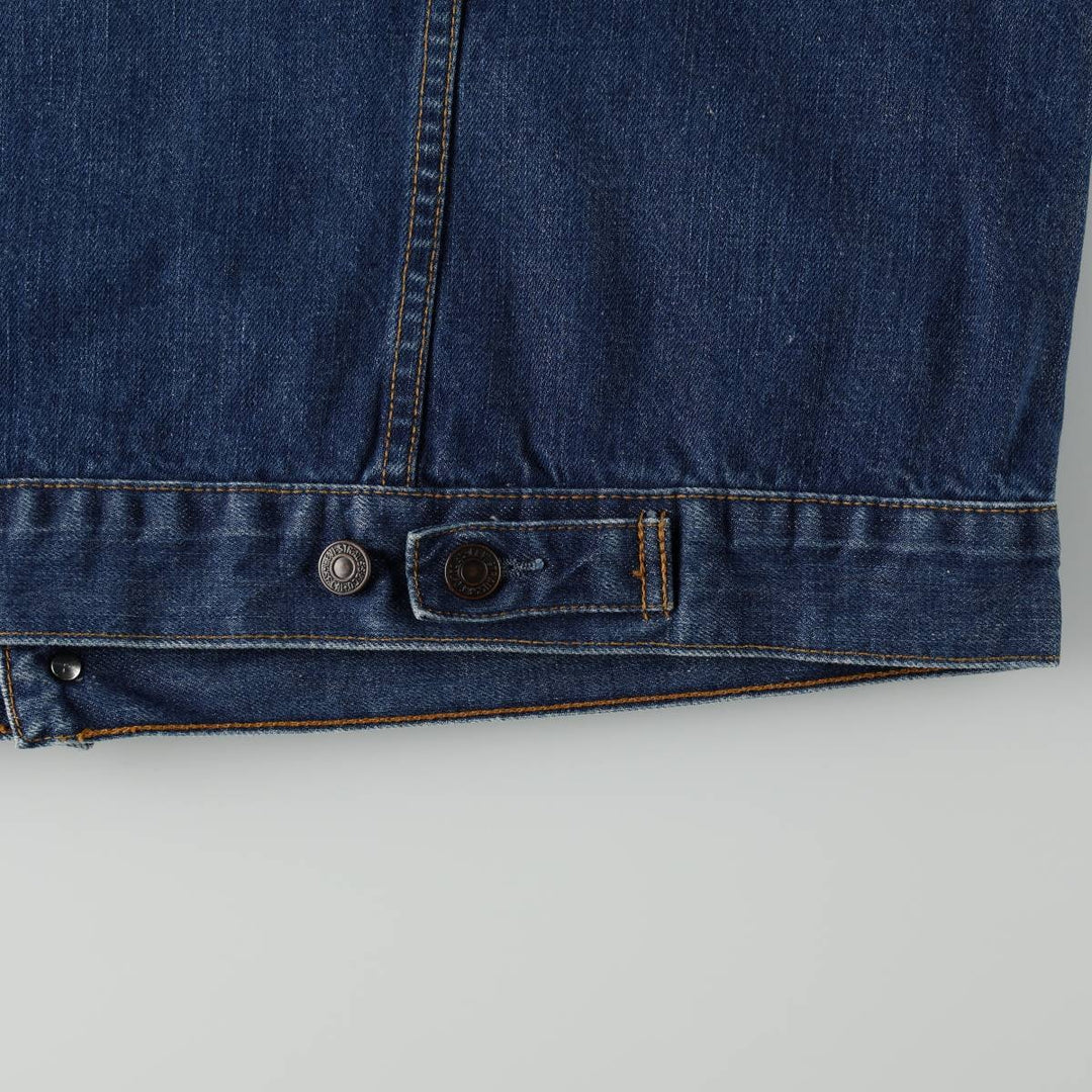 Levi's 70550 04 Euro Model Denim Jacket G-Jean Men's XXL cotton navy blue type Vintage Second Hand