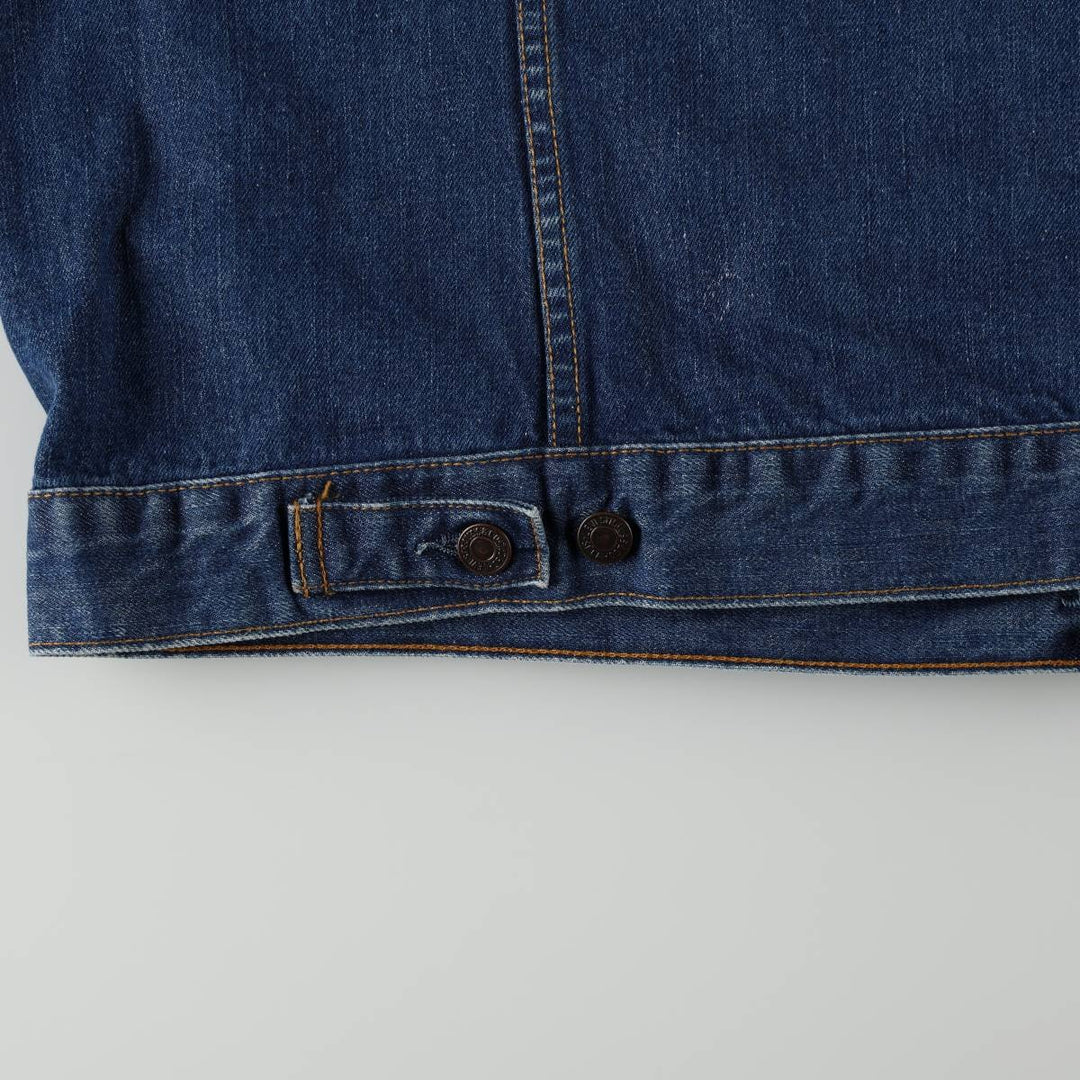 Levi's 70550 04 Euro Model Denim Jacket G-Jean Men's XXL cotton navy blue type Vintage Second Hand