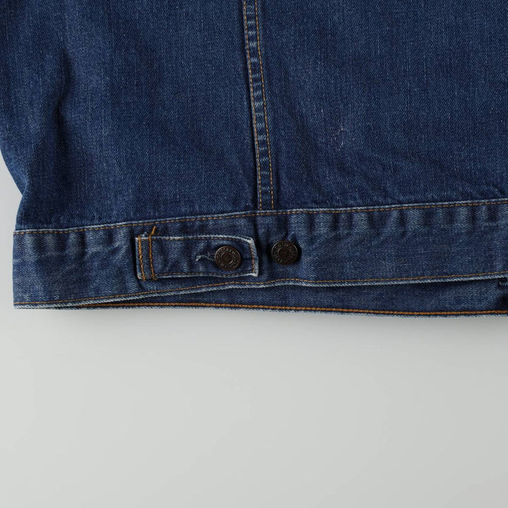 Levi's 70550 04 Euro Model Denim Jacket G-Jean Men's XXL cotton navy blue type Vintage Second Hand