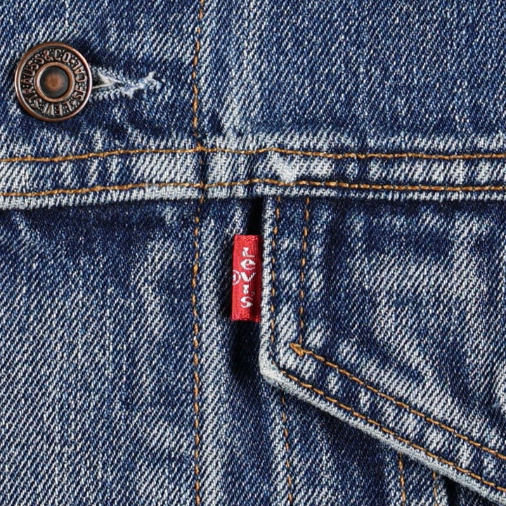 1990'S Levi's 70503 0419 Euro Model Denim Jacket (Men's Size M equivalent) Vintage cotton blue type Vintage Second Hand