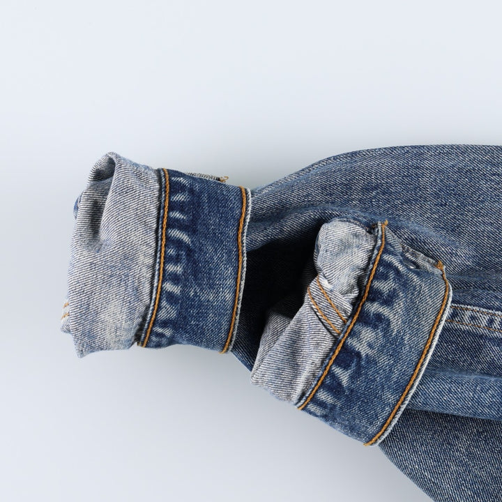 1990'S Levi's 70503 0419 Euro Model Denim Jacket (Men's Size M equivalent) Vintage cotton blue type Vintage Second Hand