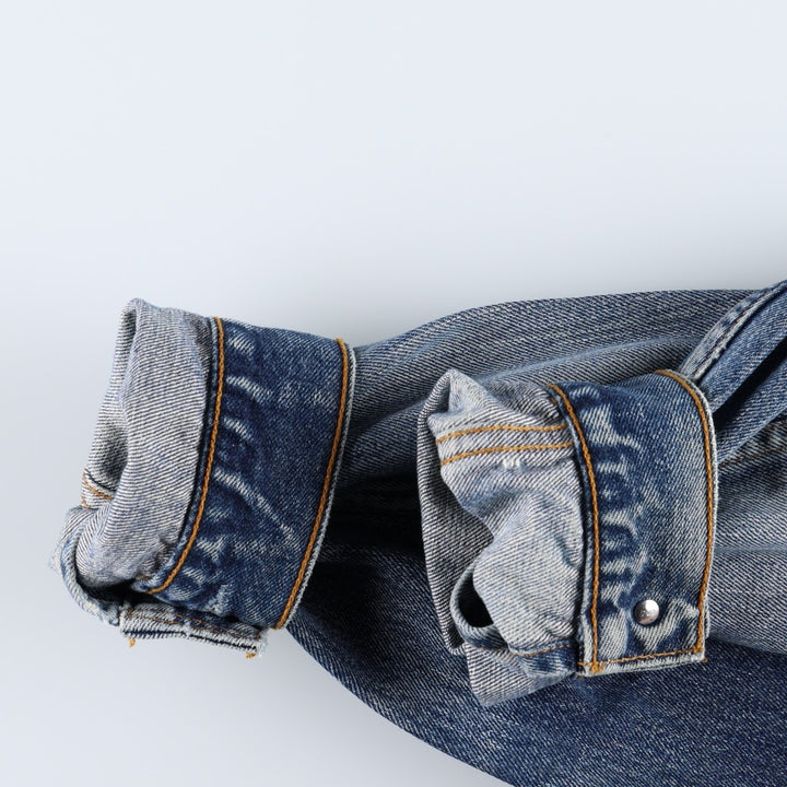 1990'S Levi's 70503 0419 Euro Model Denim Jacket (Men's Size M equivalent) Vintage cotton blue type Vintage Second Hand