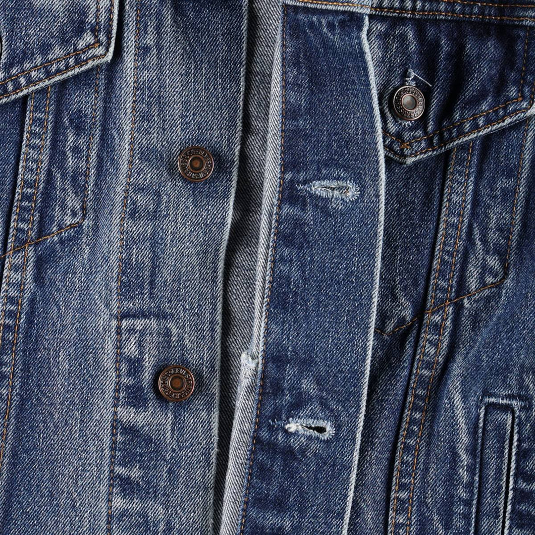 1990'S Levi's 70503 0419 Euro Model Denim Jacket (Men's Size M equivalent) Vintage cotton blue type Vintage Second Hand