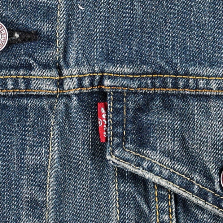 2000'S Levi's 70550-0439 Euro Model Denim Jacket, Men's Size Medium cotton blue type Vintage Second Hand