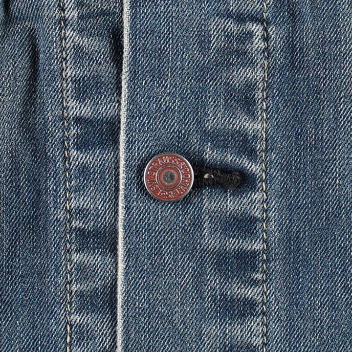 2000'S Levi's 70550-0439 Euro Model Denim Jacket, Men's Size Medium cotton blue type Vintage Second Hand
