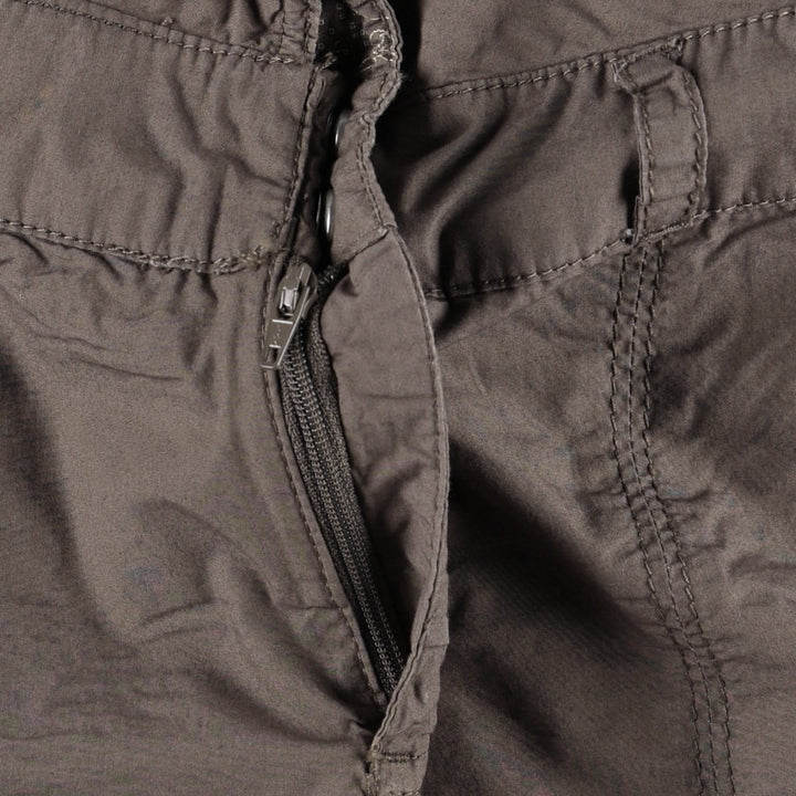 Nike 2-Way Cotton Shorts, Women's Size L (equivalent to W27) cotton Khaki type brown Vintage Second Hand