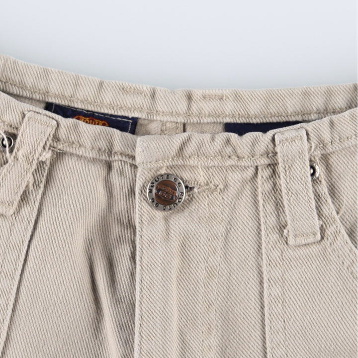 ROUTE 66 Cotton Shorts, Women's Size L (equivalent to W27) cotton Beige type Vintage Second Hand