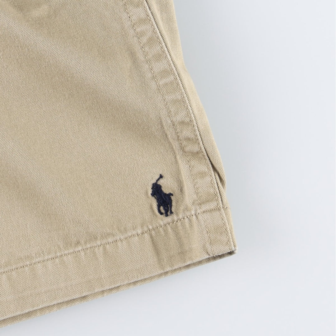 Ralph Lauren POLO by Ralph Lauren Cotton Shorts, Women's Size XL (approx.) cotton Beige type Vintage Second Hand