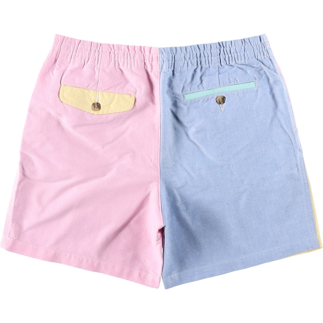 Ralph Lauren POLO RALPH LAUREN Crazy Pattern Cotton Shorts (Women's Size L) cotton pink type Vintage Second Hand