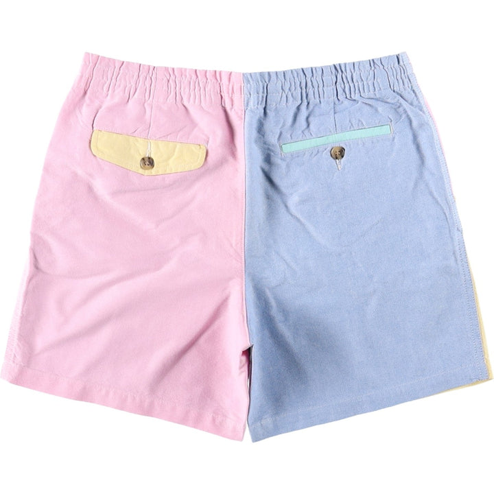 Ralph Lauren POLO RALPH LAUREN Crazy Pattern Cotton Shorts (Women's Size L) cotton pink type Vintage Second Hand
