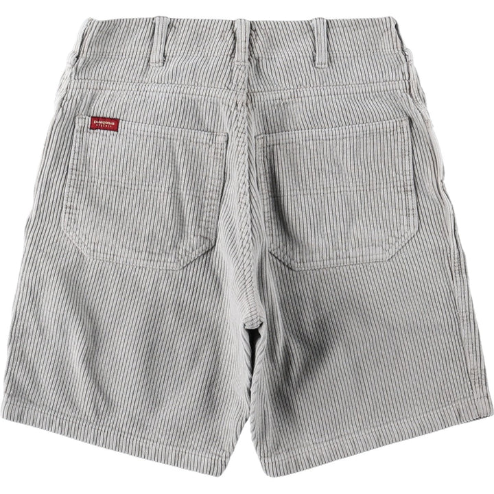 2000'S Patagonia Organic Cotton Wide-Wale Corduroy Shorts, Women's Size L (W29 equivalent) cotton gray type Vintage Second Hand