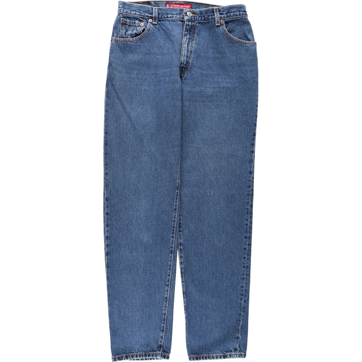 2000'S Levi's 550 Relaxed Fit Tapered Leg Denim Pants, Women's Size L (equivalent to W32) cotton blue type Vintage Second Hand