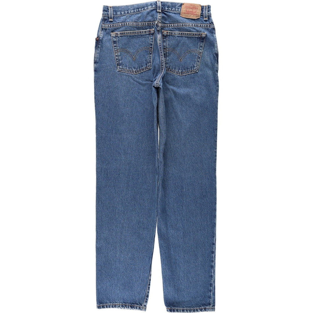 2000'S Levi's 550 Relaxed Fit Tapered Leg Denim Pants, Women's Size L (equivalent to W32) cotton blue type Vintage Second Hand