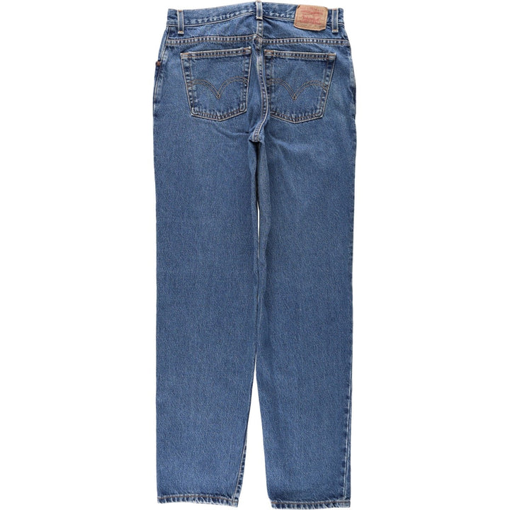 2000'S Levi's 550 Relaxed Fit Tapered Leg Denim Pants, Women's Size L (equivalent to W32) cotton blue type Vintage Second Hand