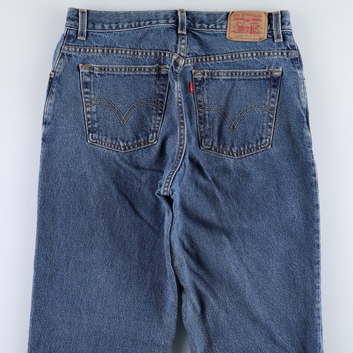 2000'S Levi's 550 Relaxed Fit Tapered Leg Denim Pants, Women's Size L (equivalent to W32) cotton blue type Vintage Second Hand
