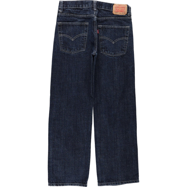 Levi's 550 Relaxed Tapered Denim Pants, Women's Size L (equivalent to W30) cotton blue type Vintage Second Hand