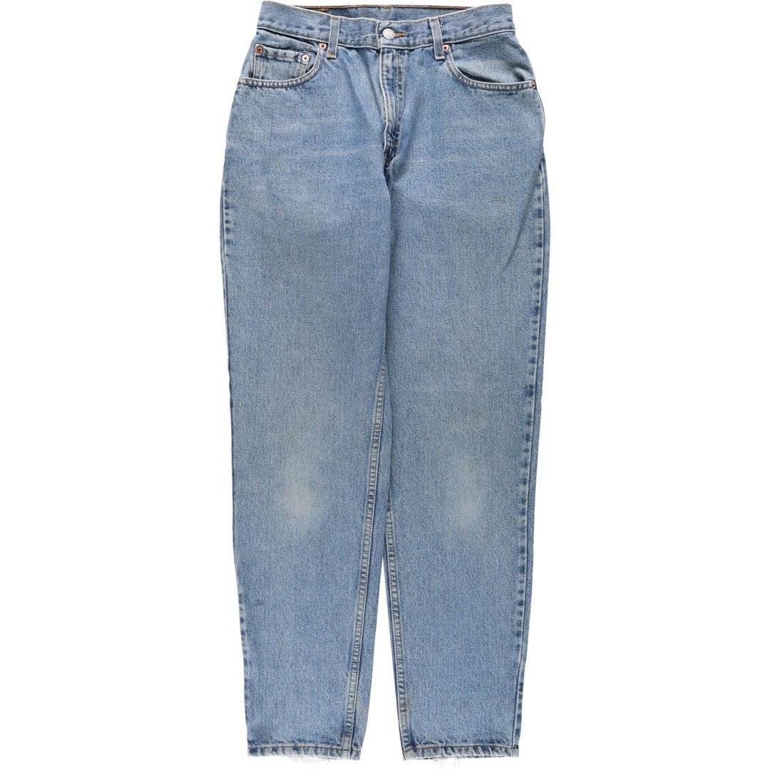 2000'S Levi's 550 Relaxed Fit Tapered Leg Denim Pants, Women's Size M (W28 equivalent) cotton blue type Vintage Second Hand