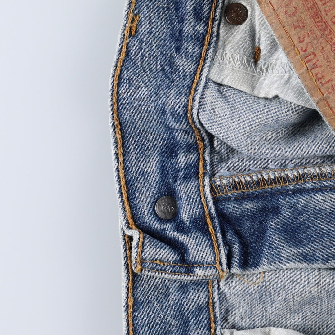 2000'S Levi's 550 Relaxed Fit Tapered Leg Denim Pants, Women's Size M (W28 equivalent) cotton blue type Vintage Second Hand