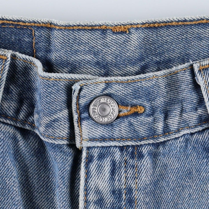 2000'S Levi's 550 Relaxed Fit Tapered Leg Denim Pants, Women's Size M (W28 equivalent) cotton blue type Vintage Second Hand