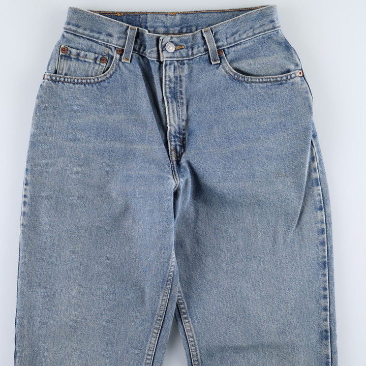 2000'S Levi's 550 Relaxed Fit Tapered Leg Denim Pants, Women's Size M (W28 equivalent) cotton blue type Vintage Second Hand