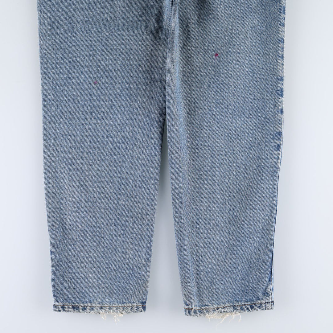 2000'S Levi's 550 Relaxed Fit Tapered Leg Denim Pants, Women's Size M (W28 equivalent) cotton blue type Vintage Second Hand