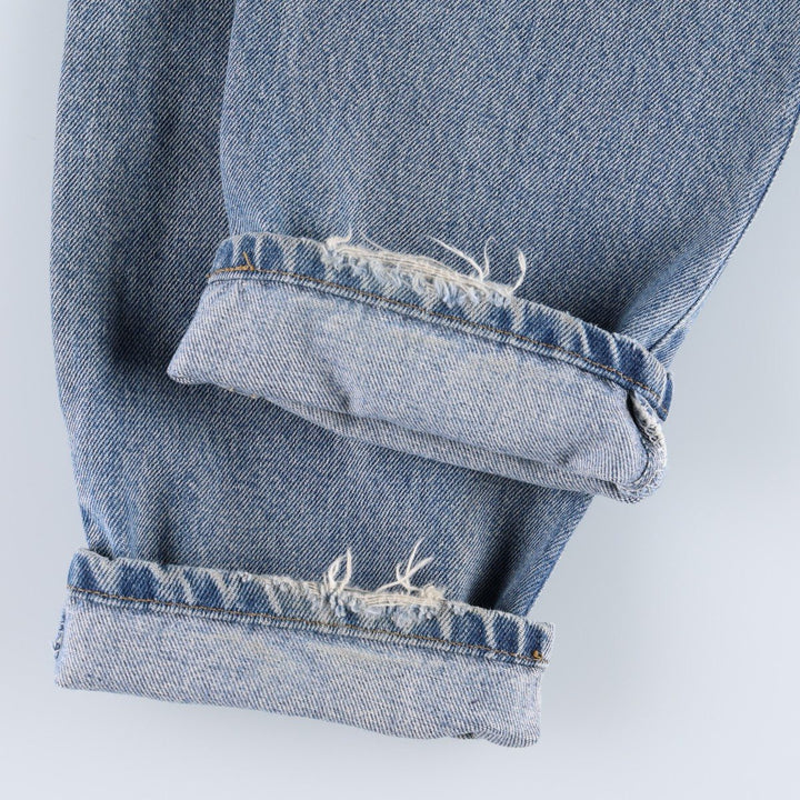 2000'S Levi's 550 Relaxed Fit Tapered Leg Denim Pants, Women's Size M (W28 equivalent) cotton blue type Vintage Second Hand
