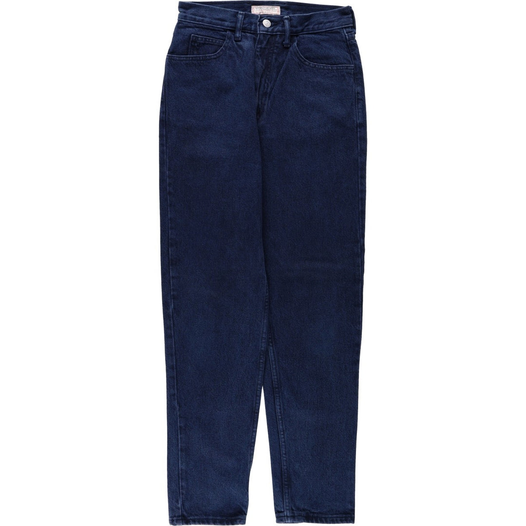 80s-90'S Guess Tapered Denim Pants, Made in USA, Women's Size M (equivalent to W27), Vintage cotton blue type Vintage Second Hand
