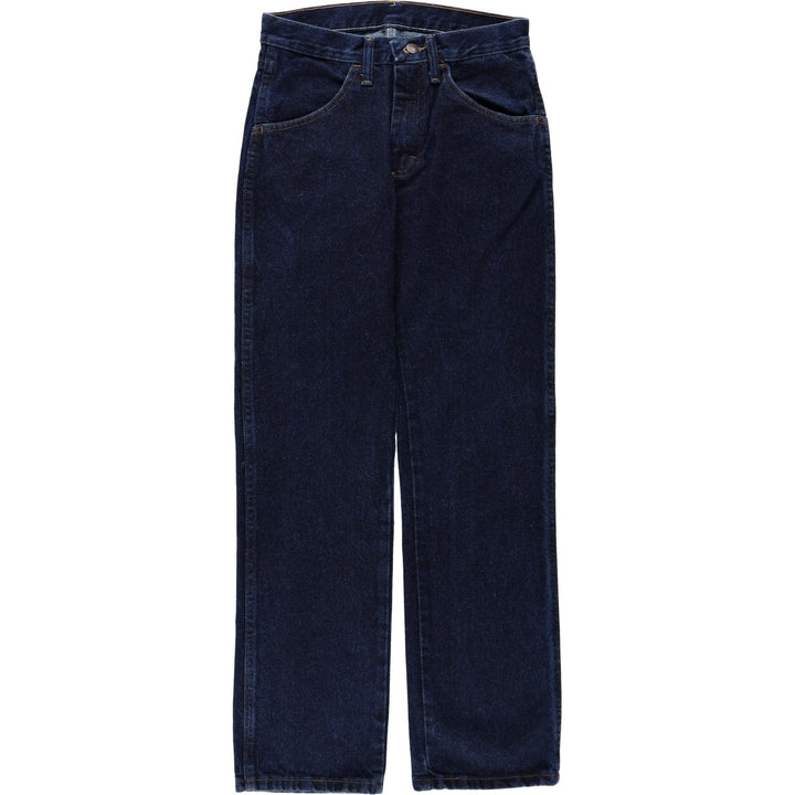 Rustler Straight Denim Pants, Women's Size M (W28 equivalent) cotton blue type Vintage Second Hand