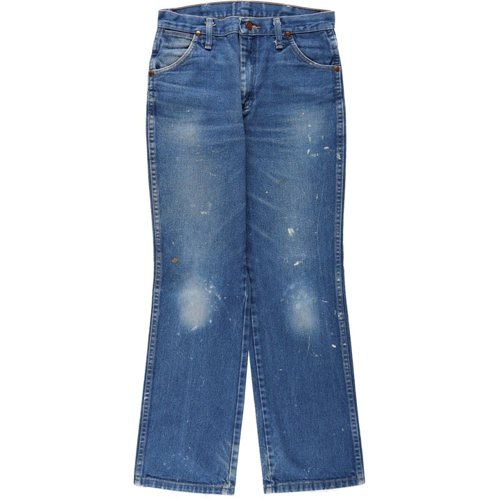 Wrangler Straight Denim Pants, Women's Size L (equivalent to W29) cotton blue type Vintage Second Hand