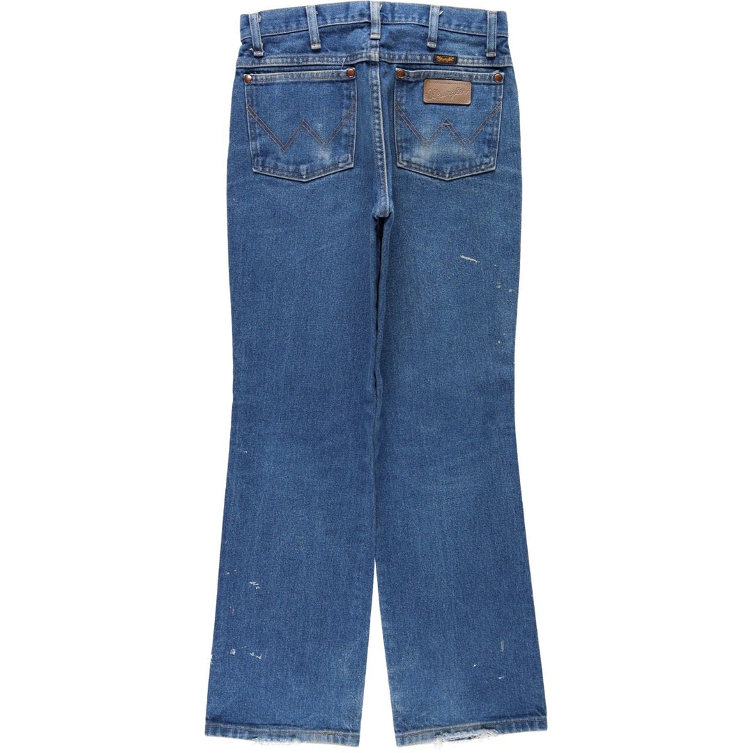 Wrangler Straight Denim Pants, Women's Size L (equivalent to W29) cotton blue type Vintage Second Hand