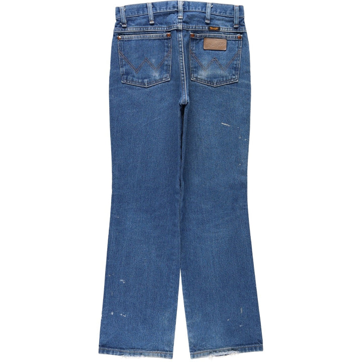 Wrangler Straight Denim Pants, Women's Size L (equivalent to W29) cotton blue type Vintage Second Hand