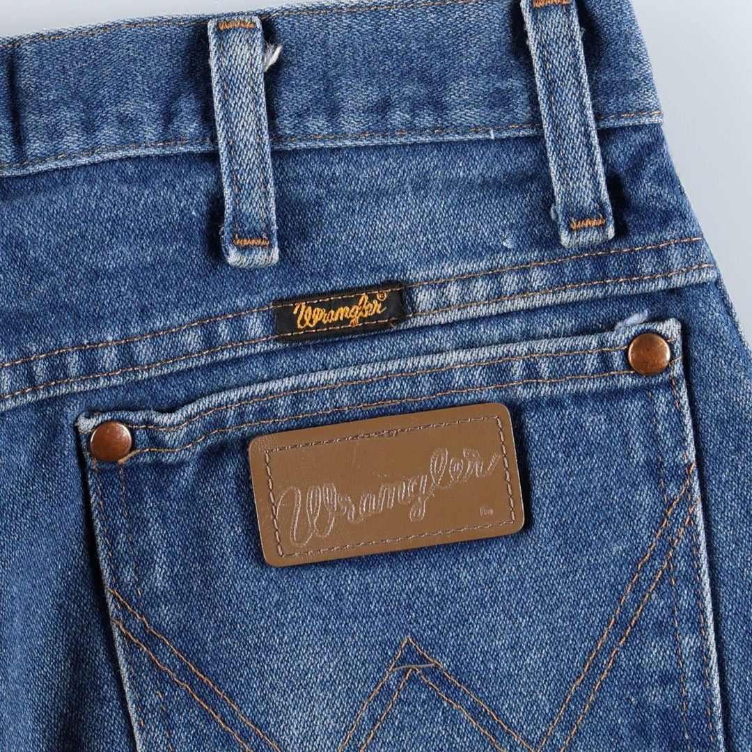 Wrangler Straight Denim Pants, Women's Size L (equivalent to W29) cotton blue type Vintage Second Hand