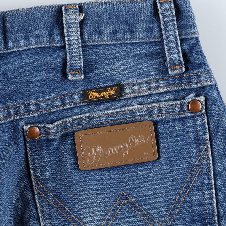 Wrangler Straight Denim Pants, Women's Size L (equivalent to W29) cotton blue type Vintage Second Hand