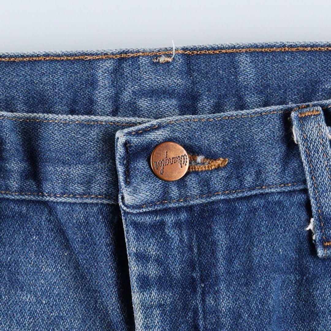 Wrangler Straight Denim Pants, Women's Size L (equivalent to W29) cotton blue type Vintage Second Hand