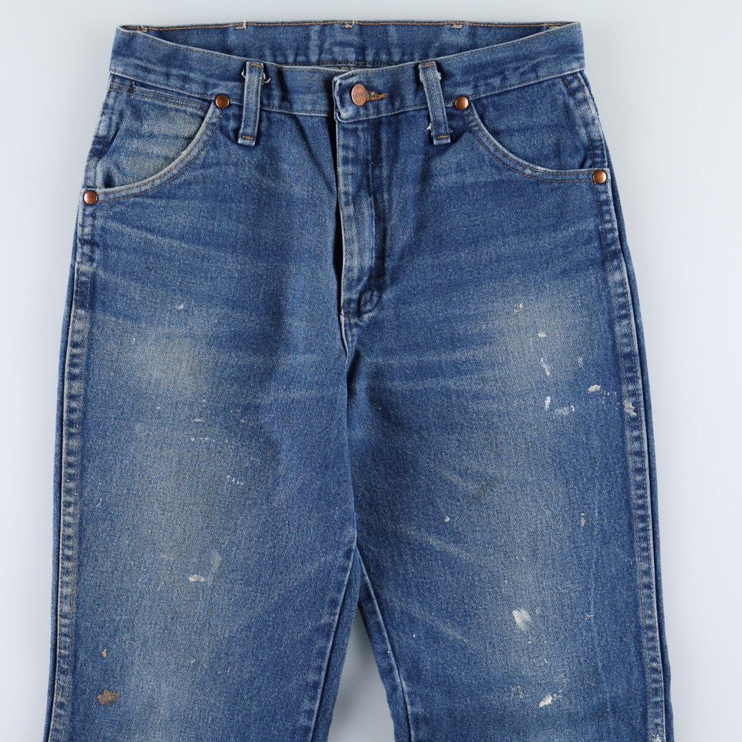 Wrangler Straight Denim Pants, Women's Size L (equivalent to W29) cotton blue type Vintage Second Hand
