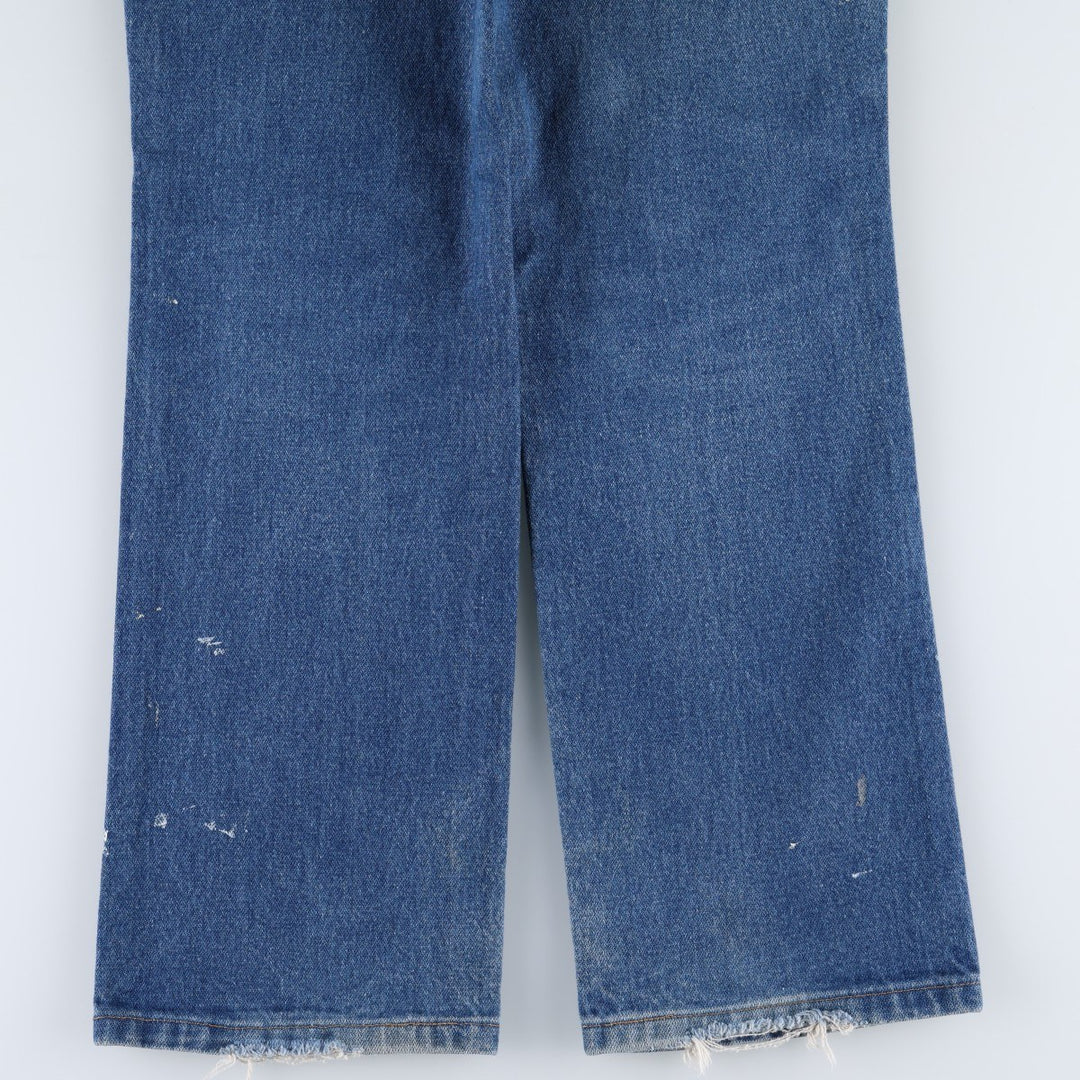 Wrangler Straight Denim Pants, Women's Size L (equivalent to W29) cotton blue type Vintage Second Hand
