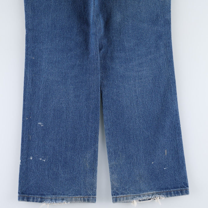 Wrangler Straight Denim Pants, Women's Size L (equivalent to W29) cotton blue type Vintage Second Hand