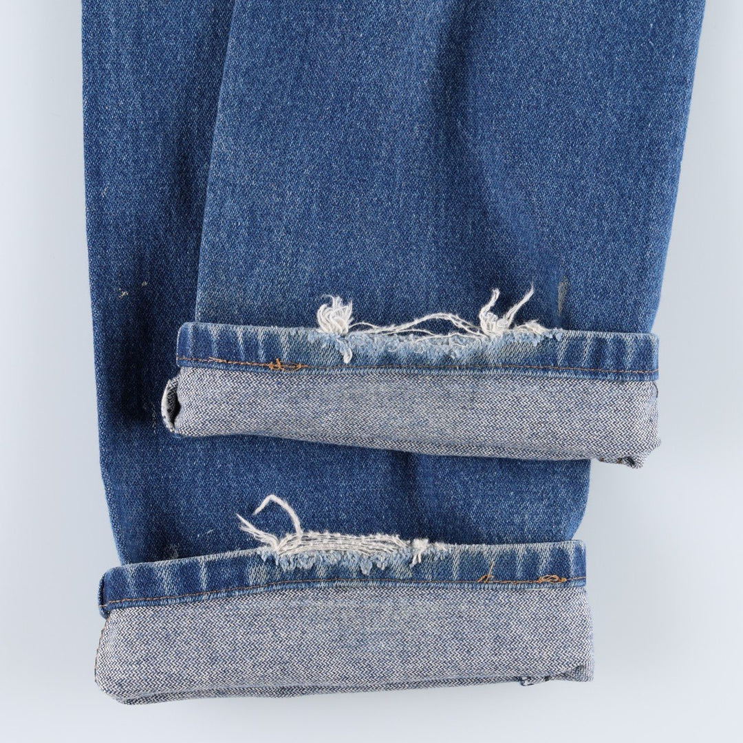 Wrangler Straight Denim Pants, Women's Size L (equivalent to W29) cotton blue type Vintage Second Hand